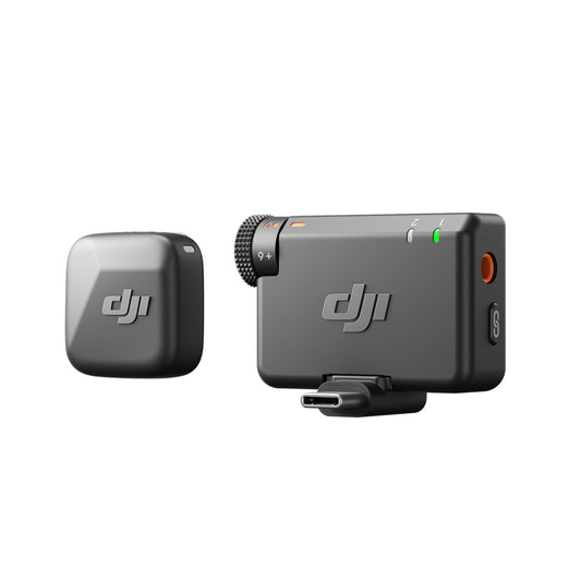 DJI Mic Mini (1 TX + 1 RX), micrófono inalámbrico, superligero, Audio de Alta Calidad, cancelación de Ruido, límite automático, para cámaras/iPhone/Android, Vlogs, Streaming, transmisión a 400 m