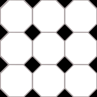 FloorPops Hudson - Azulejos para despegar y pegar, color negro