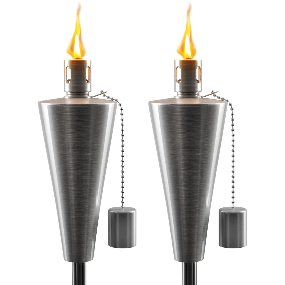 Matney Antorchas Decorativas de Acero Inoxidable para Citronela, Paquete de 2 - 2 Pack - Moderno