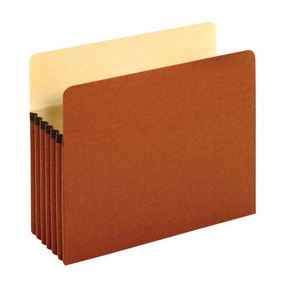 Pendaflex Bolsillos expansibles para archivos, tamaño carta, expansión de 5.25 pulgadas, reforzado con material DuPont™ Tyvek®, tamaño carta, rojo, 10 por caja (1534G-OX)