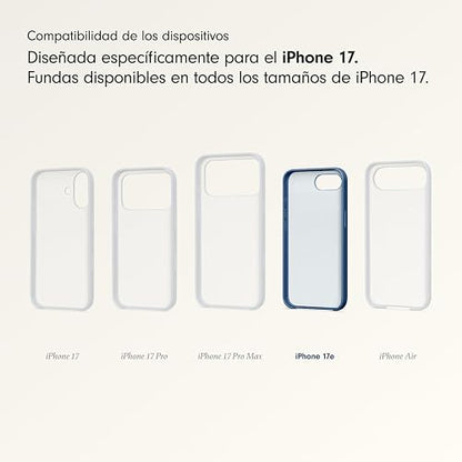 Beats - Funda con MagSafe de para el iPhone 17e, Delgada, Ligera y Resistente con Acabado Mate y Forro de Microfibra – Azul subsuelo