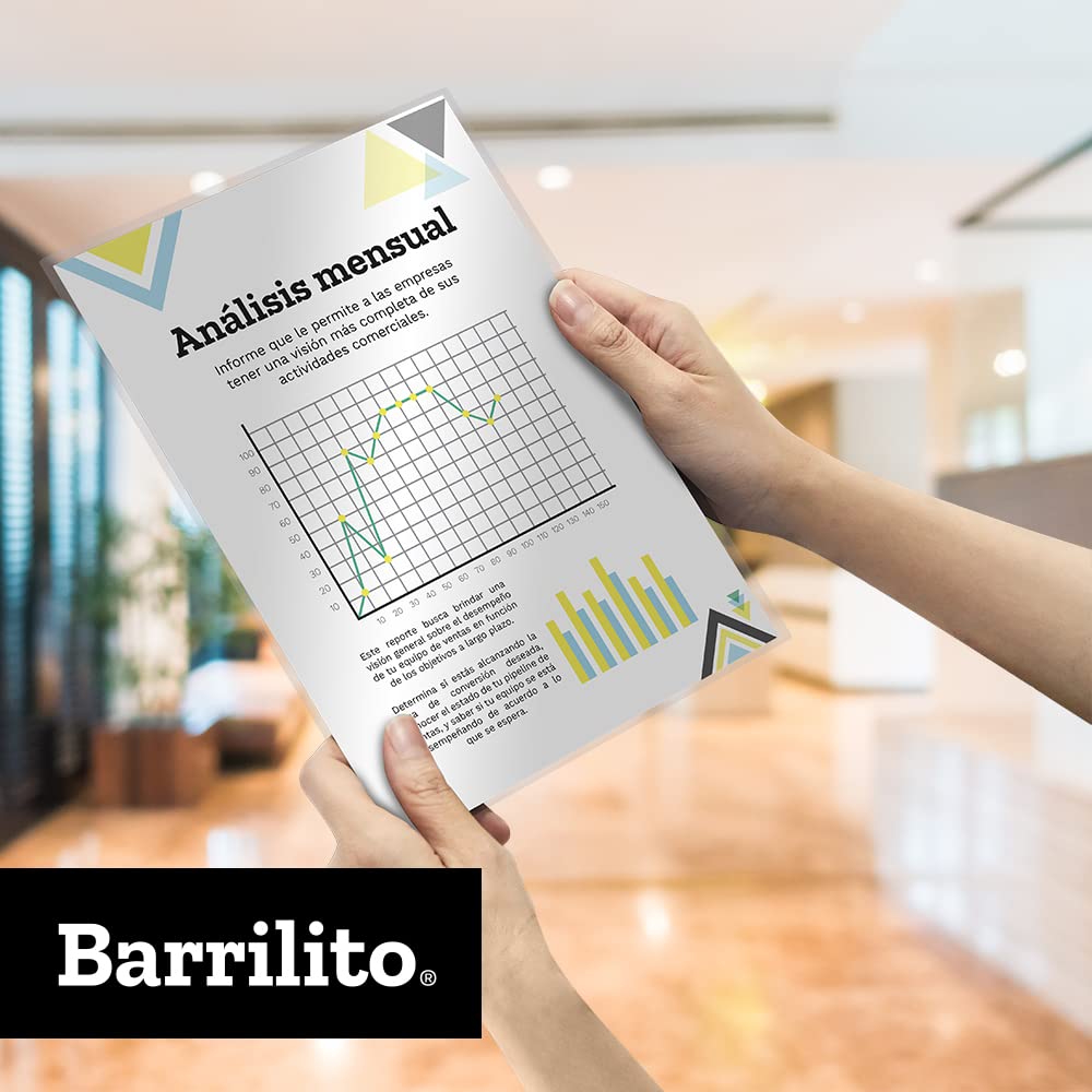 BARRILITO Mica Térmica Carta Transparente 229 x 292 mm 8 mil 50 piezas