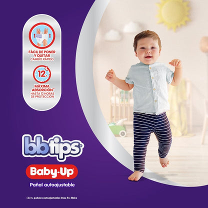 Bbtips Pañal Autoajustable Baby Up XXL T8 160 Piezas
