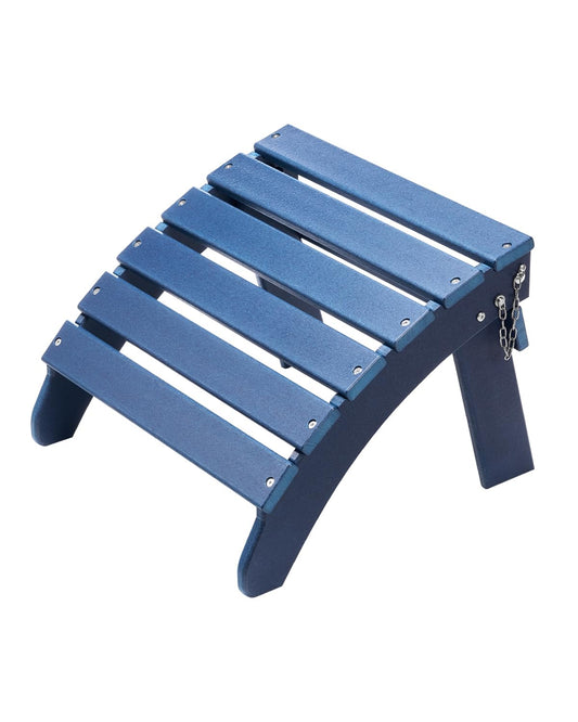 VEVOR Adirondack otomano, 18.7 pulgadas de largo x 18.9 pulgadas de ancho x 13.8 pulgadas de alto, otomana Adirondack plegable, resistente a la intemperie para silla Adirondack, ampliamente utilizado