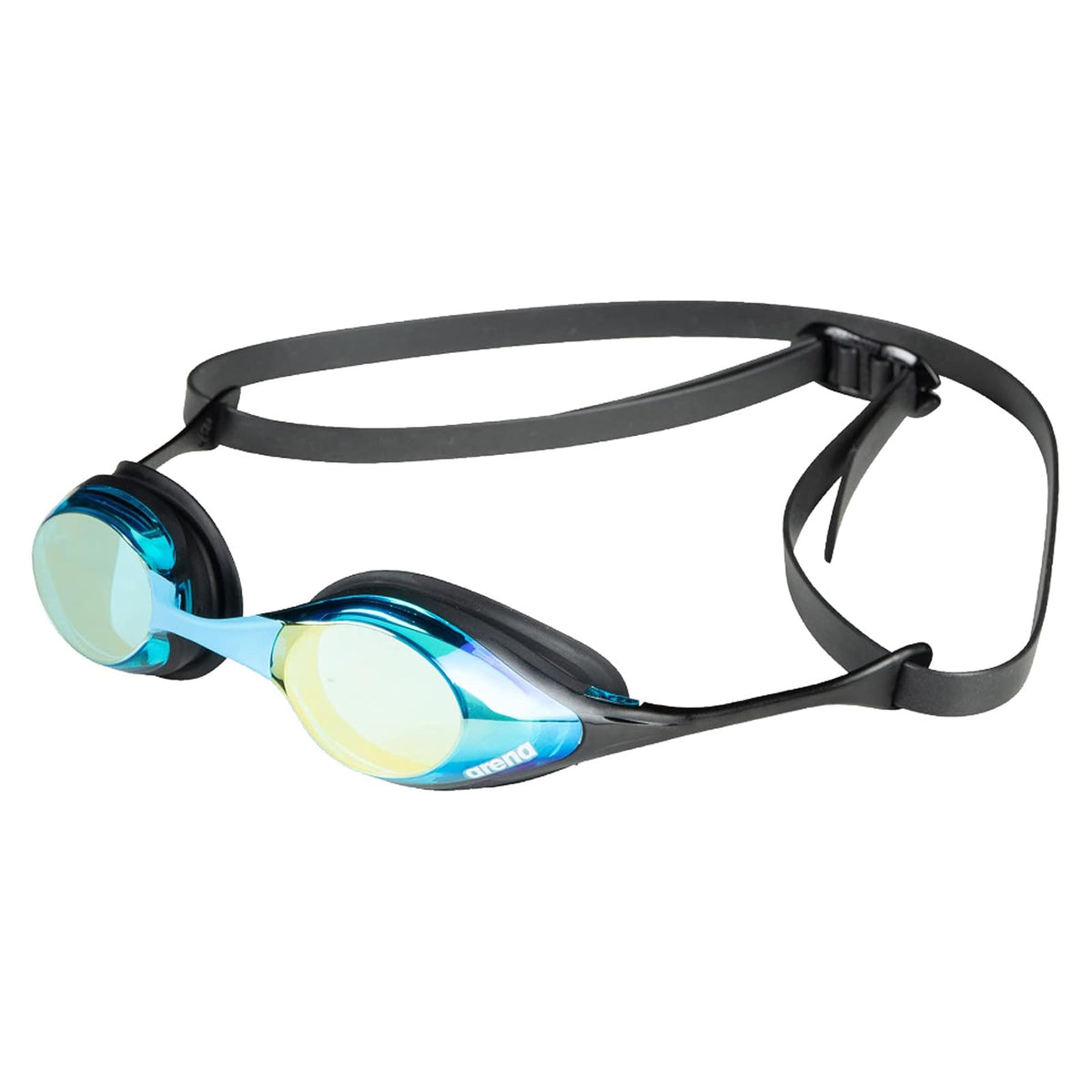 Arena Cobra Mirror and Non-Mirror Swim Goggles for Men and Women - Acua - negro - Clásico