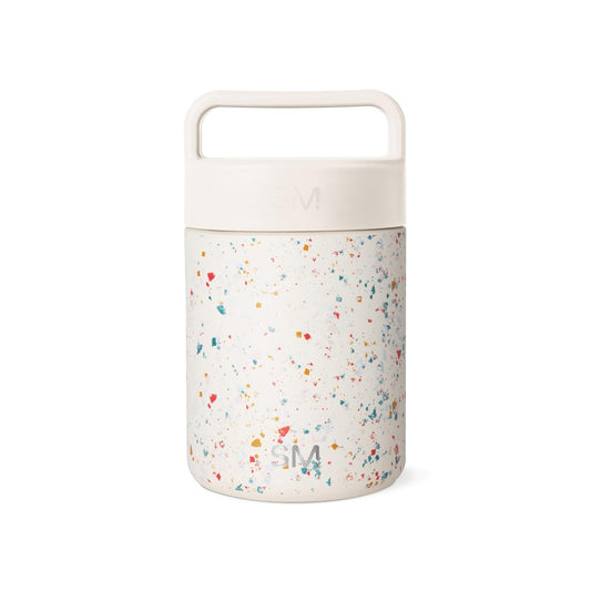 Simple Modern Insulated Food Jar with Handle | 12oz | Terrazzo | Provision Stainless Steel Food Jar, Lunch Container | Leak Proof for Adults, Smoothie Bowl, Soup | Cream Terrazzo