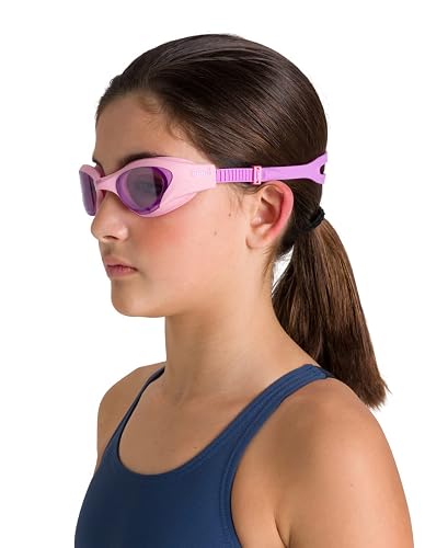 Arena - anteojos de natación Unisex para jóvenes de 6 a 12 años de Edad, Ajuste hermético a Prueba de órbitas, Lentes antivaho con Revestimiento antiespejo