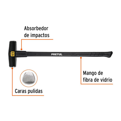 Pretul MD-12MP, Marro tipo Nevada 12 lbs, mango 36"