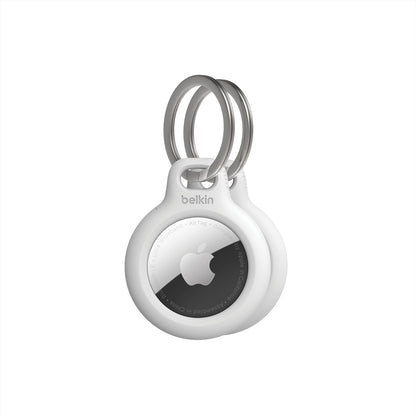 Belkin MSC002BTWH Secure Holder con Llavero para AirTag, Blanco