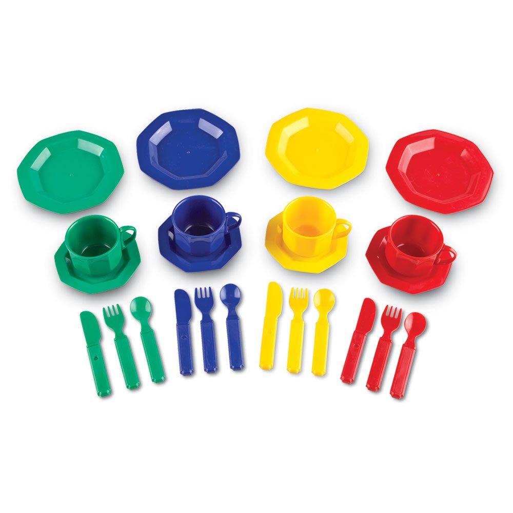 Learning Resources Platos, Tazas y platillos Pretend and Play