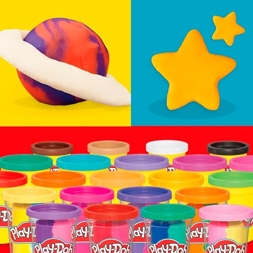 Play-Doh Súper Pack De Colores - 22 Latas De Masa Para Moldear, Manualidades Y Actividades Creativas