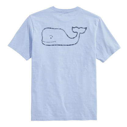 Vineyard Vines Playera clásico de Manga Corta con Bolsillo de Ballena Camiseta para Hombre - Azul (Jake Blue) - XS