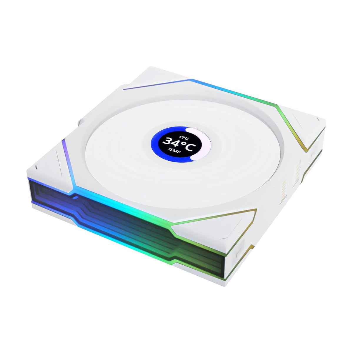 Lian Li UNI Fan TL Ventilador ARGB Inalámbrico para PC - LCD 1 x 120mm Reverse White