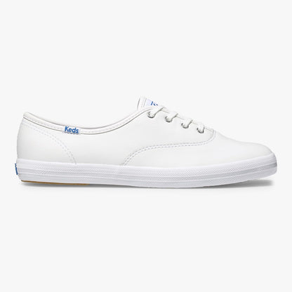 Keds Champion Original Leather Lace-Up, Zapatillas Bajas Mujer