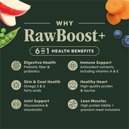 INSTINCT Raw Boost Grain Free para Perro | Res Real sin Granos y Carne Cruda | 3.5 LB