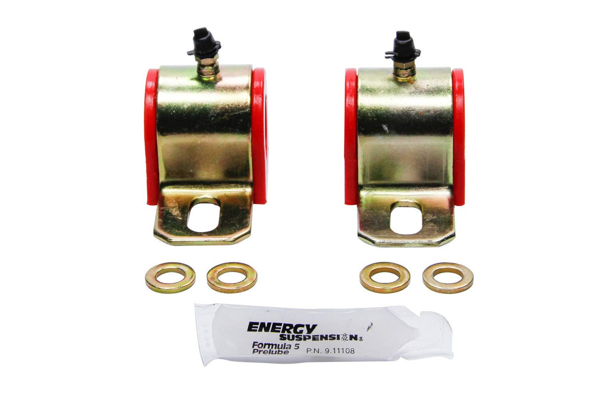 Energy Suspension 9.5161R - Juego de barras estabilizadoras engrasables (2,5 cm), color rojo