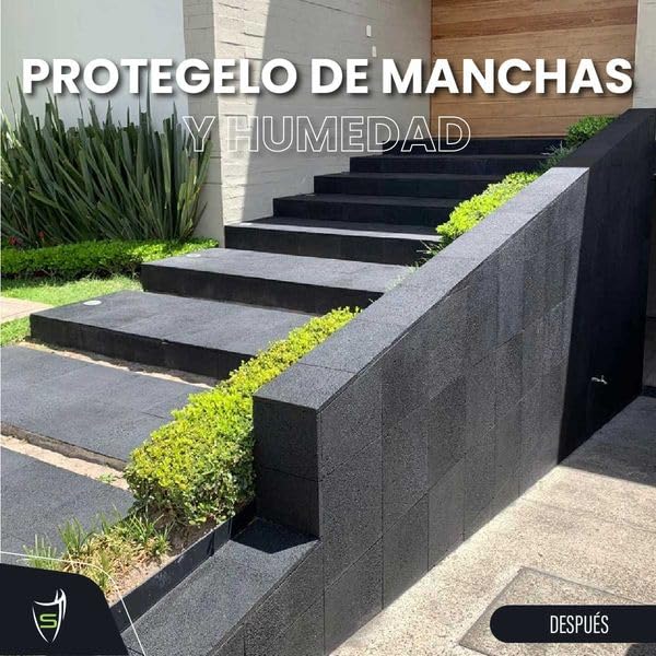 Nanoprotecto 776 SSBLS BLACK SATINADO Protector e intensificador para piedras negras, agregando un tono intenso húmedo. Ideal para recinto, tikul, granito negro flameado y slate. 1 Litro