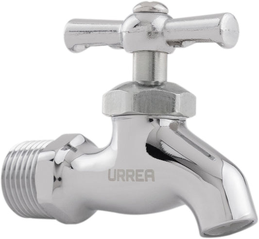 URREA 18CCR Llave de Compresión Cromada sin Hilos, Acabado Cromo