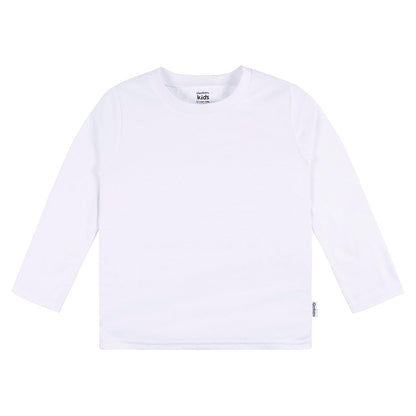 Gerber Paquete de 5 Camisetas de Manga Larga sólidas para niños pequeños, 160 g/m² Camisetas de Manga Larga para bebés y niños pequeños para Unisex bebé