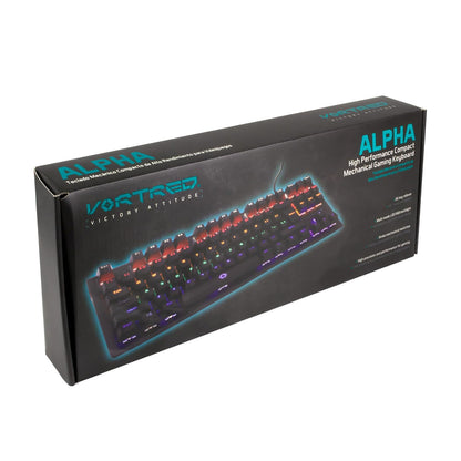 Perfect Choice Teclado Gamer Mecánico Compacto de Alto Rendiemiento Alpha