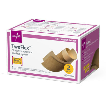 Medline TwoFlex - Sistema de compresión de 2 capas, 1 kit