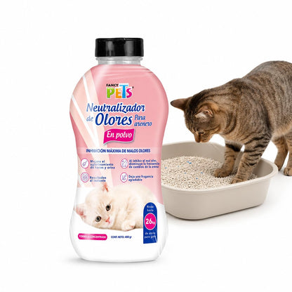Fancy Pets Neutralizador de Olores en Polvo para Arenero para Gato 400g