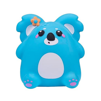 Smooshzees Cutezees Bambo, Koala Azul, Personajes coleccionables, supersuaves, adorables y esponjosos