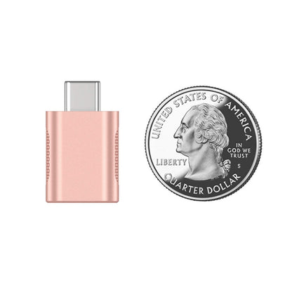 Nonda - Adaptador USB C a USB (2 Unidades), Adaptador USB-C a USB 3.0, USB Tipo C a USB, Thunderbolt 4/3 a USB Hembra OTG para MacBook Pro2021, MacBook Air 2020, iPad Pro 2021 y más (Oro Rosa)