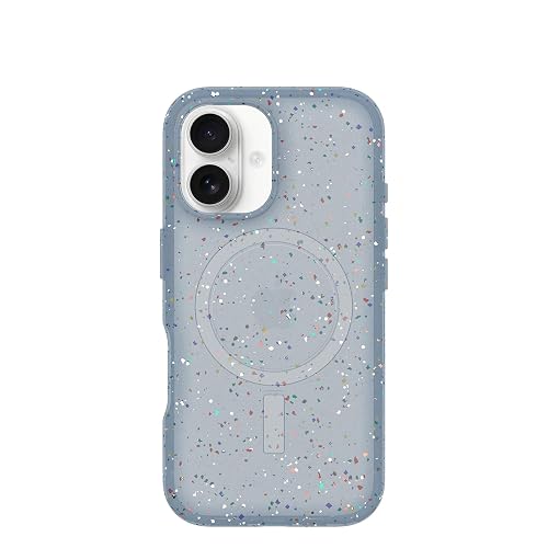 OtterBox Core Series para MagSafe para iPhone 16 - Azul Niebla, Funda de Silicona Elegante y Suave al Tacto, Protección Mejorada contra Caídas, Compatible con Accesorios MagSafe