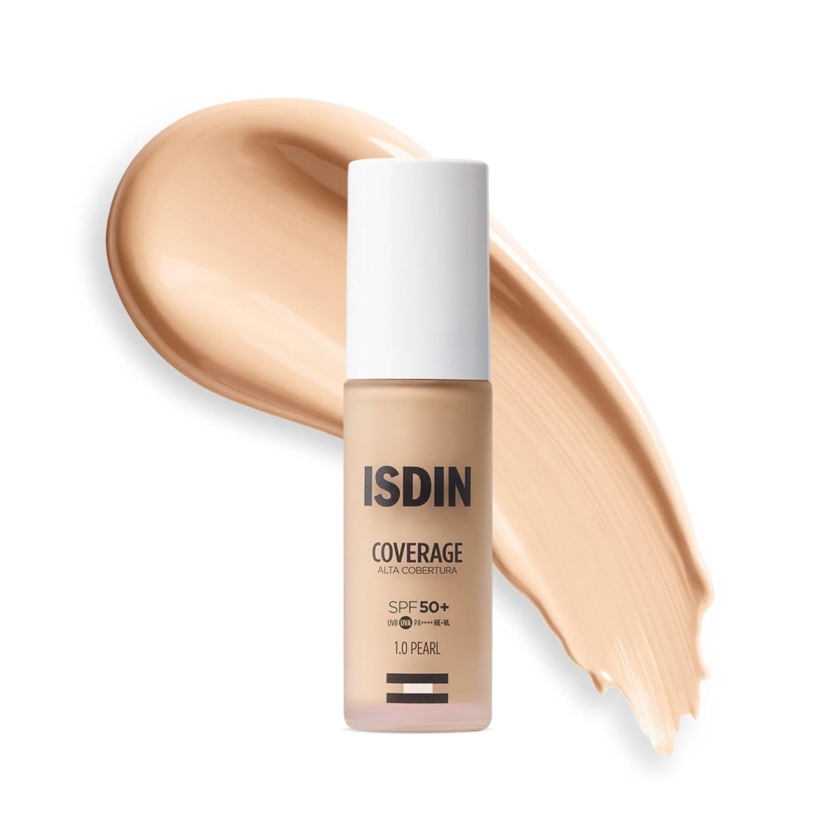 ISDIN Coverage Base de Maquillaje con FPS 50+ Bronze 30 ml - perla