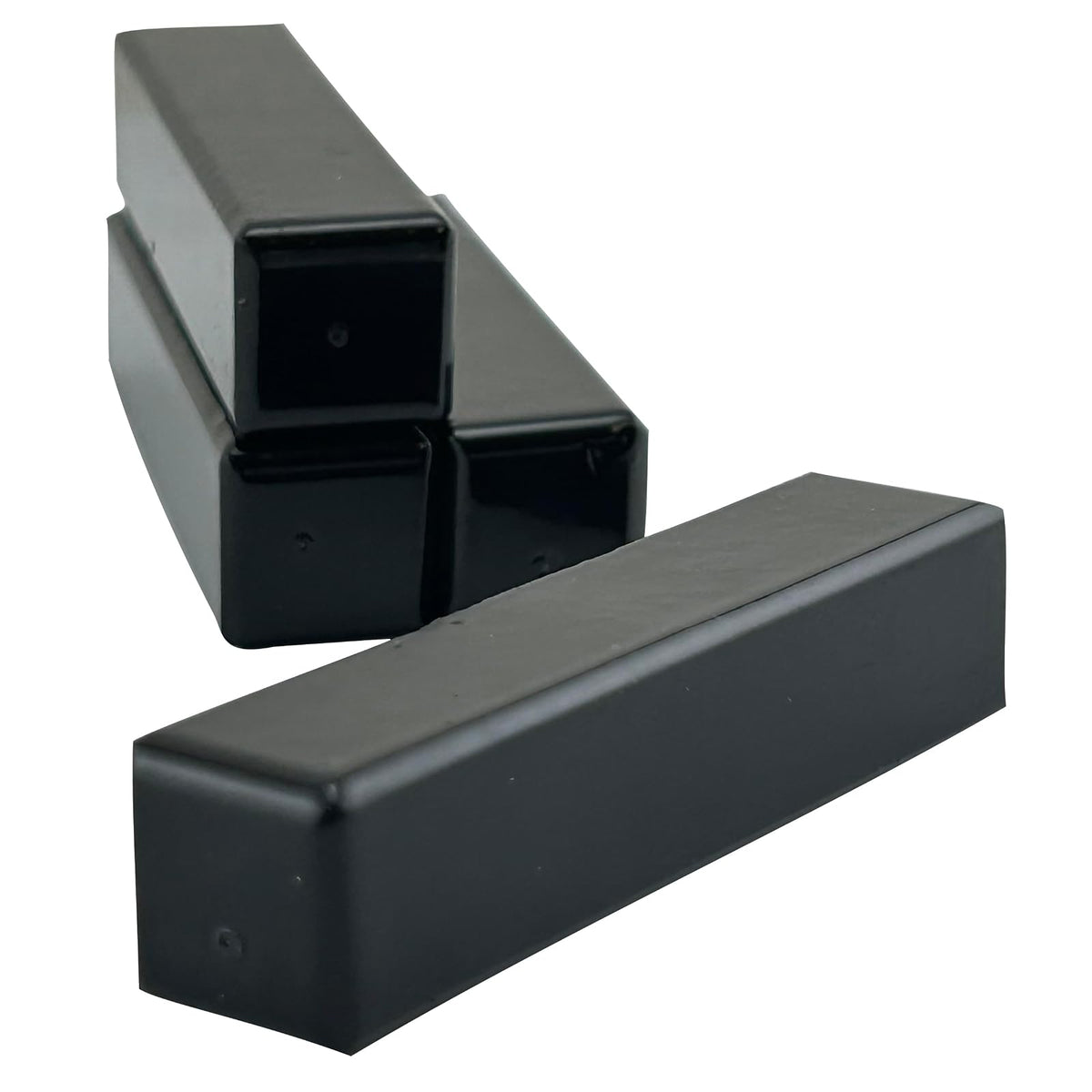 Master Magnetics Imán de Ferrita Vaca COW-SCM7CX4BX | Paquete de 4, 3 pulg largo, 0.67 pulg ancho, 0.65 pulg alto, recubrimiento polvo negro