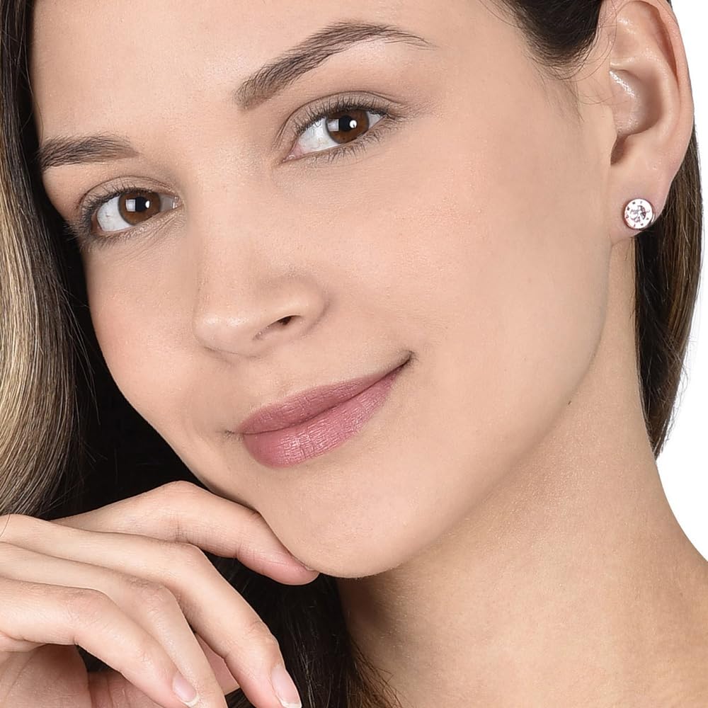 DKNY Aretes Oro Rosado Para Mujer