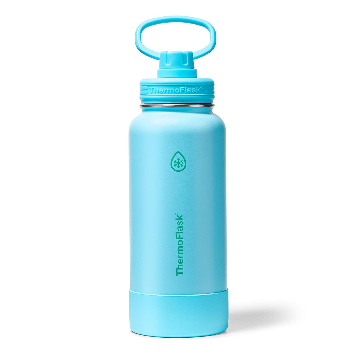 ThermoFlask Botella de Agua con Tapa de Boquilla 32 oz - azul (Vivid Blue) - 0.9 Litros