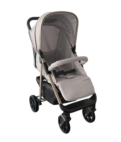 PRINSEL | Carriola para Bebé | Carreola de Viaje/Paseo | Barcelona LX | Beige | De 0 Meses a 3 Años, Multiposiciones, Amplia Canastilla, Descansapies Ajustable | Artículos para Bebés - Recién Nacidos