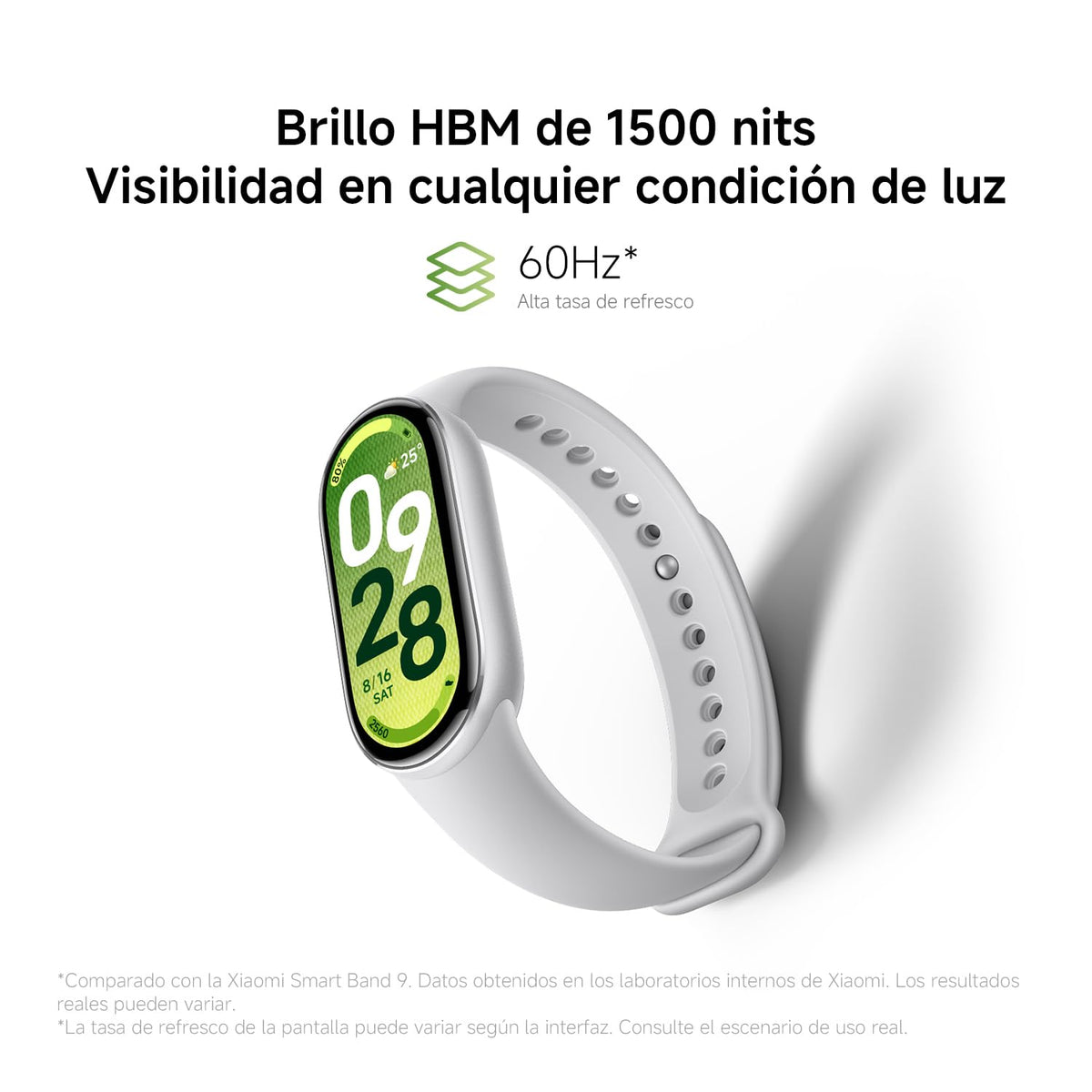 XIAOMI Band 10 Smartwatch Negro - Batería de hasta 21d, Pantalla AMOLED de 1.72", Compatible con Android y iOS, Gestión de Sueño Optimizado y HR, Asistente Personal de Salud, Resistencia al agua 5 ATM