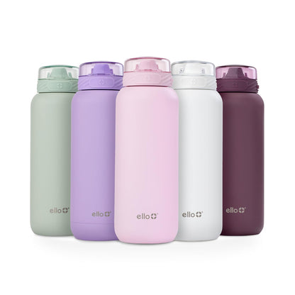 Ello Cooper Botella de Agua de Acero Inoxidable Aislada al Vacío - casimir rosado