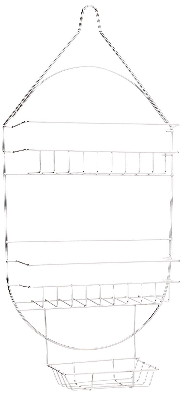 Noveltia Organizador Cromado para baño HB-5705, Blanco