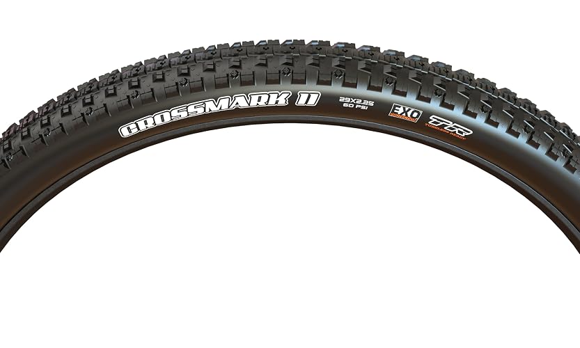 Maxxis Crossmark II - Neumático de bicicleta de montaña con abalorio de alambre | Banda de rodadura Center Ridge para velocidad de paquete duro, opción de valor de abalorio de alambre, delantera o trasera