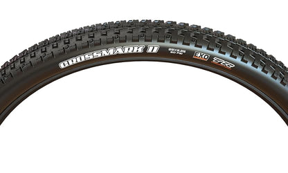 Maxxis Crossmark II - Neumático de bicicleta de montaña con abalorio de alambre | Banda de rodadura Center Ridge para velocidad de paquete duro, opción de valor de abalorio de alambre, delantera o trasera