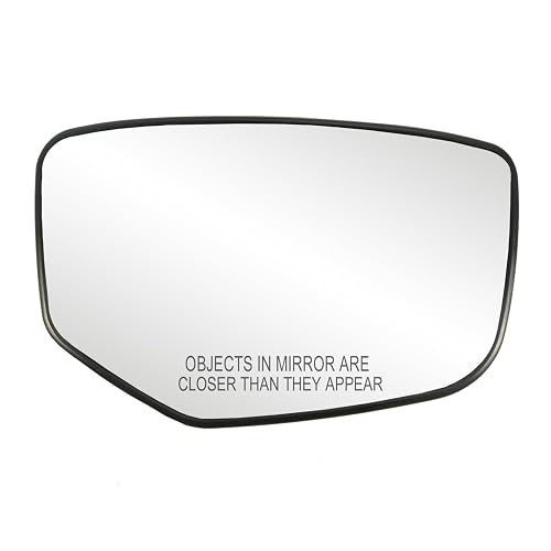 Fit System Honda Accord - Espejo retrovisor de repuesto con placa trasera, Lado de pasajero (derecho)