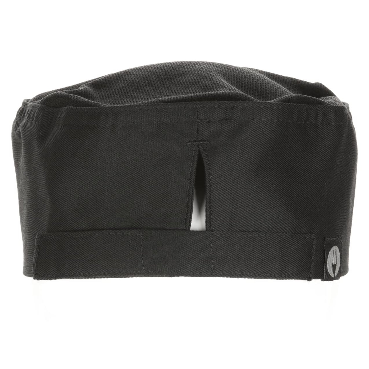 Chef Works DFBB-BLK Cool Vent Skull Cap Beanie, Black