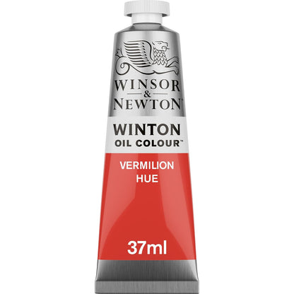 Winsor & Newton Winton Pintura al Óleo, Tubo de 37 ml - Tubo de 37 ml - Rojo (Vermilion Hue 682)