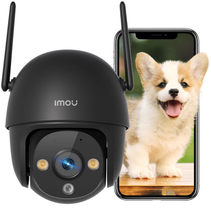 Imou IPC-DK7N Cámara de Seguridad WiFi Exterior 2MP con Visión Nocturna a Color, Detección de Personas, Seguimiento Inteligente y Audio Bidireccional