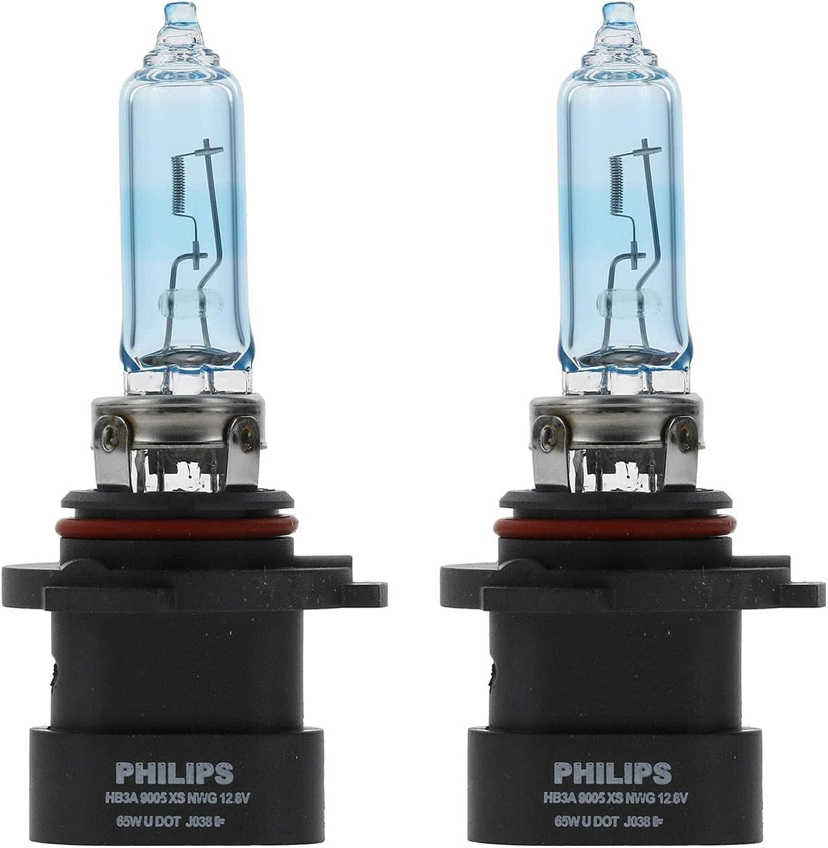 Philips Automotive Lighting 9005XS CrystalVision Platinum - Foco para faros delanteros, paquete de 2