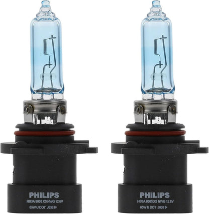 Philips Automotive Lighting 9005XS CrystalVision Platinum - Foco para faros delanteros, paquete de 2