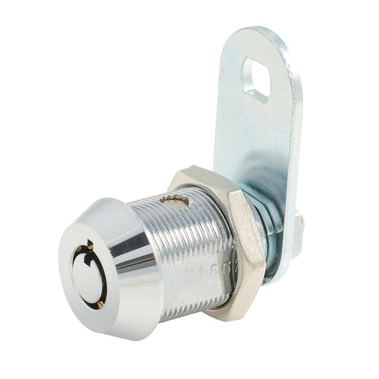 Lock L050TPCBB Cerradura para Mueble Tubular, Cromo Brillante