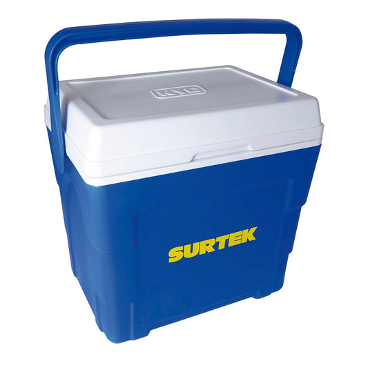Surtek HIEL20 Hielera azul de 16 Lt, 38.9 x 29 x 27.5 cm