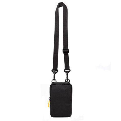 Zink - Funda Suave para cámara – Pequeña impresión instantánea para cámara y Bolsa de Impresora con Bolsillo de Papel fotográfico, Cierre de Cierre y Correa de Hombro Cruzada, Color Negro
