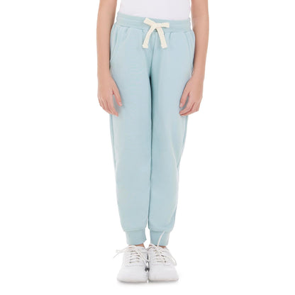 Optima Jogger de Algodón Tipo French con Cordón Ajustable y Bolsos Laterales para Niña Infantil, Regular Fit