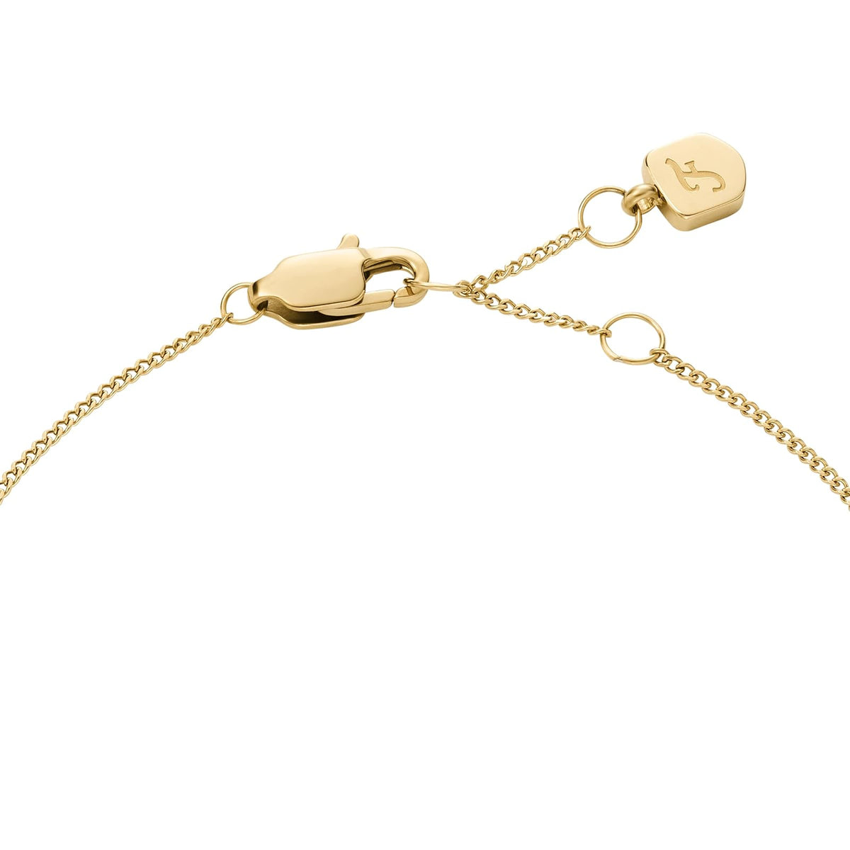Pulsera de mariposa Fossil JF04921710 Sutton de acero inoxidable en color dorado para dama